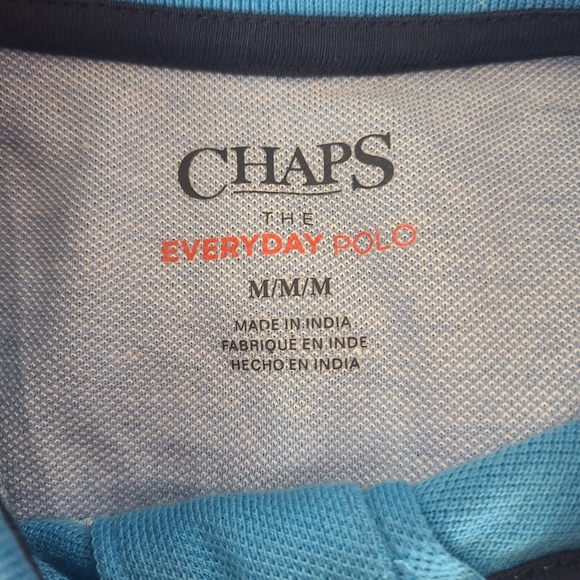 Chaps The Everyday Polo Blue Size Medium - Picture 4 of 4